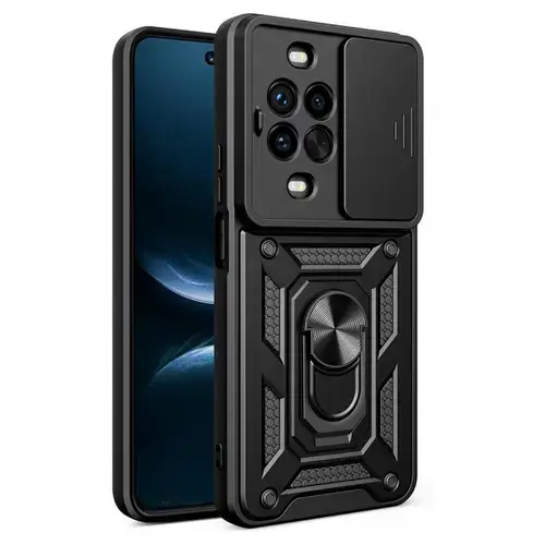 Husa pentru Huawei nova 14 Pro, Techsuit, CamShield, Negru