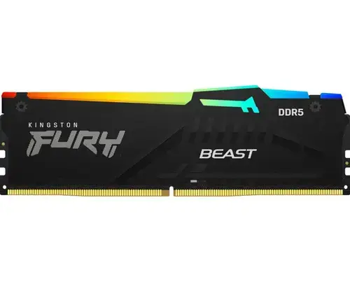 Memorie Kingston FURY Beast RGB 16GB DDR5 5600MHz CL40