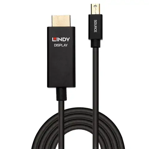 Cablu Lindy LY-40922, 2m, Mini DisplayPort - HDMI