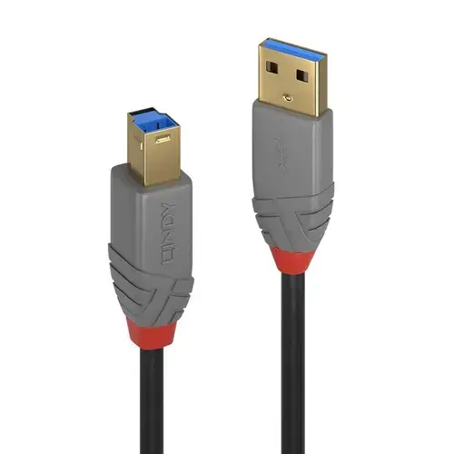 Cablu Lindy LY-36741, 1m, USB 3.0 Typ A - USB-B