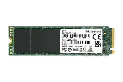 SSD Transcend M.2 MTE110S, 2TB, M.2 2280, PCIe Gen3 x4 NVMe