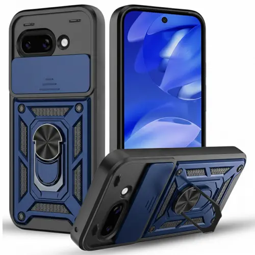 Husa pentru Google Pixel 10a, Techsuit, CamShield, Albastru