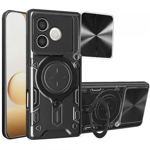 Husa pentru Honor 600 Lite, Techsuit, CamGuard Pro, Negru