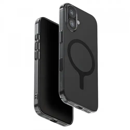 Husa MagSafe pentru Apple iPhone 17, UNIQ, AirSuit MagClick, Neagra