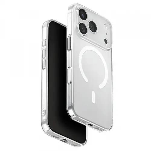 Husa MagSafe pentru Apple iPhone 17 Pro, UNIQ, AirSuit MagClick, Transparenta