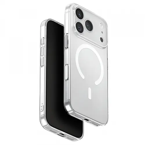 Husa MagSafe pentru Apple iPhone 17 Pro, UNIQ, AirSuit MagClick, Transparenta