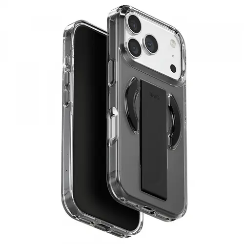 Husa MagSafe pentru Apple iPhone 17 Pro, UNIQ, Heldro Air MagClick, Neagra