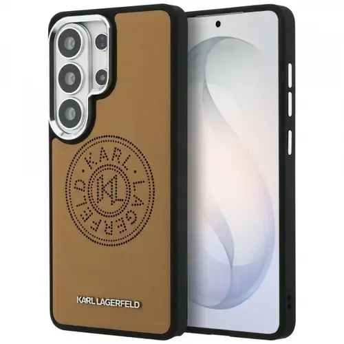 Husa MagSafe pentru Samsung Galaxy S26 Ultra S948, Karl Lagerfeld, Karl Round Point Logo, Maro