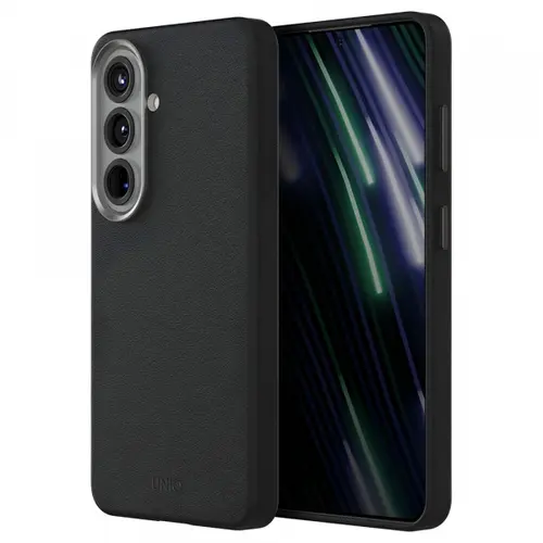 Husa pentru Samsung Galaxy S26 S942, UNIQ, Lyden Leatherette, Negru