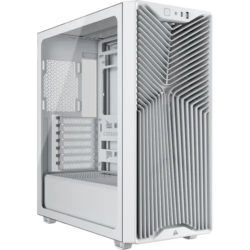 Carcasa Corsair 3200D RS, Mid-Tower, ATX, 3 ventilatoare incluse RS120, Alb