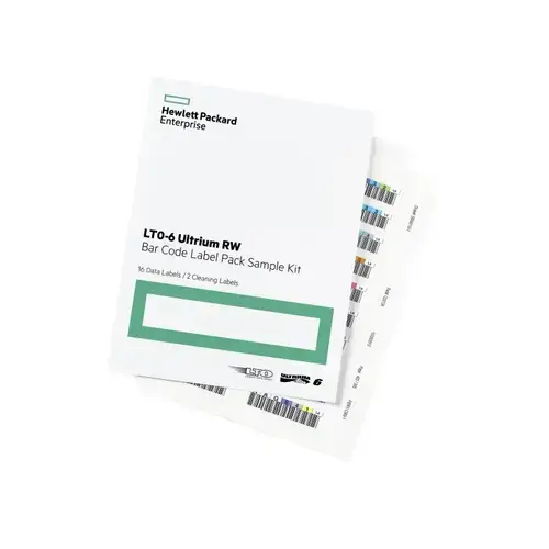Set etichete coduri de bare HP LTO-6 Ultrium RW