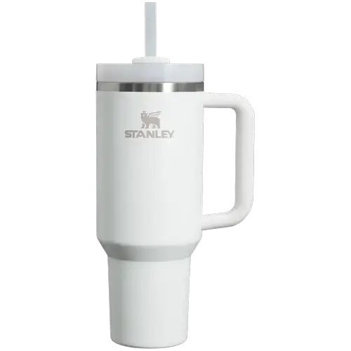 Cana termos cu pai Stanley The Quencher H2.O FlowState Tumbler 1.18L, 10-10824-803, Alb