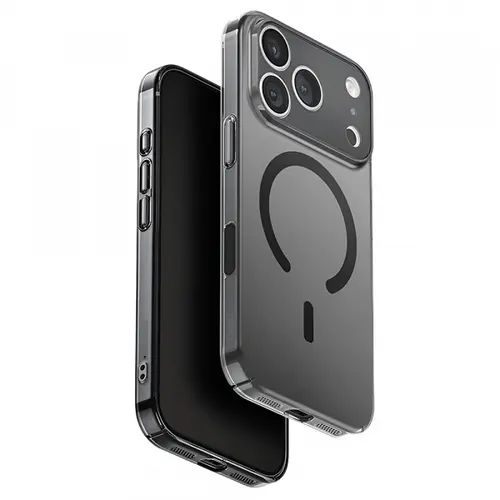 Husa MagSafe pentru Apple iPhone 17 Pro, UNIQ, AirSuit MagClick, Negru