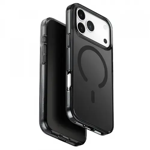 Husa MagSafe pentru Apple iPhone 17 Pro Max, UNIQ, Clario MagClick, Negru
