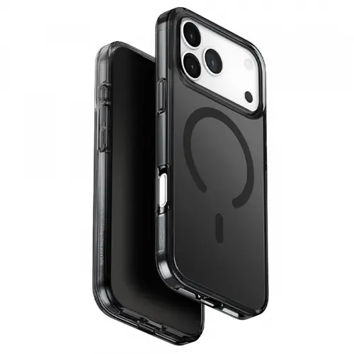 Husa MagSafe pentru Apple iPhone 17 Pro Max, UNIQ, Clario MagClick, Negru