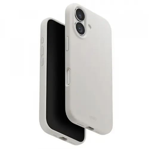 Husa MagSafe pentru Apple iPhone 17, UNIQ, Lino MagClick, Gri