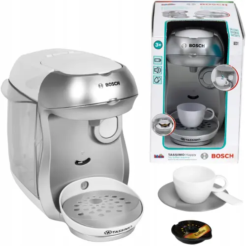 Espressor de cafea, jucarie pentru copii BOSCH Tassimo, cu sunete, Multicolor
