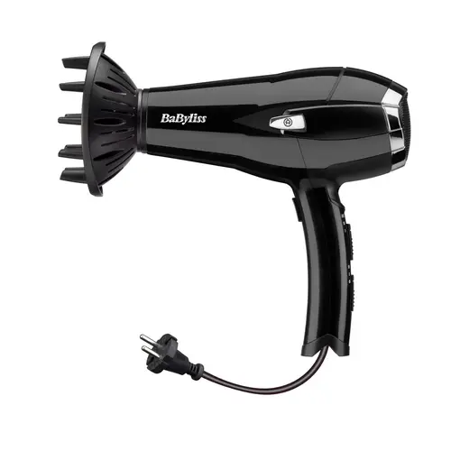 Uscator de par BaByliss D374DE, 2000W, Ionizat, Negru