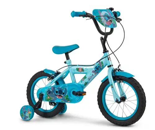 Bicicleta pentru copii Huffy Disney Stitch, roti 14inch, Albastru