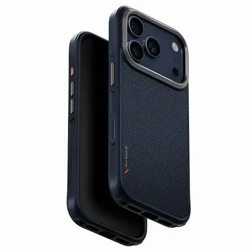 Husa MagSafe pentru Apple iPhone 17 Pro Max, UNIQ, Keva MagClick, Bleumarin