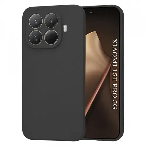 Husa pentru Xiaomi 15T Pro, Techsuit, SoftFlex, Negru
