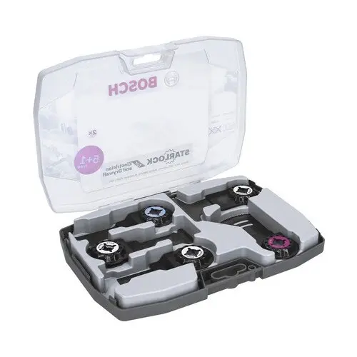Set Accesorii Bosch Pentru Masini Multifunctionale, 6 Piese, Pentru Lemn Si Metal