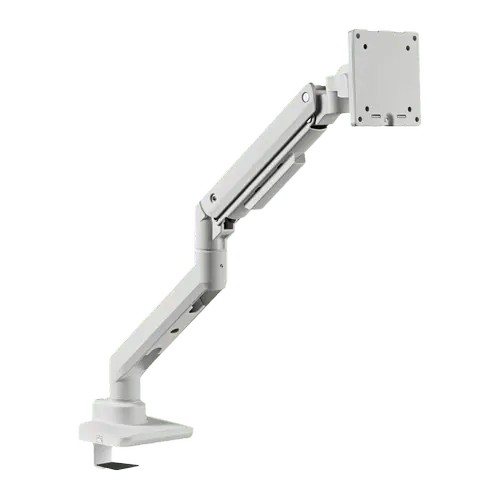 Suport birou 1 monitor Serioux MM69-C012, gas spring, 17″-49″, 20kg, Alb
