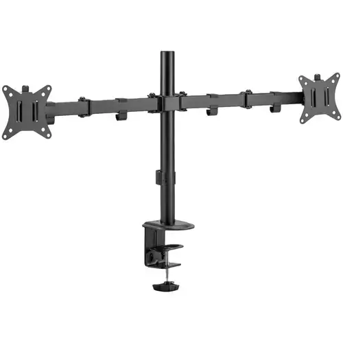 Suport birou 2 monitoare Serioux MM66-C024, 17″-32″, 9kg, Negru