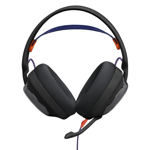 Casti gaming JBL Quantum 250, cu fir, microfon, over-ear, Jack 3.5mm, Negru