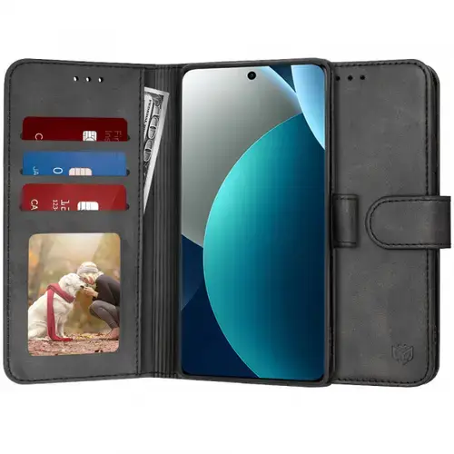 Husa pentru Xiaomi Redmi Note 15 Pro 4G, Techsuit, Diary Book, Neagra
