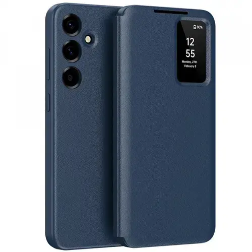Husa pentru Samsung Galaxy A57 5G, Techsuit, SmartView, Albastra