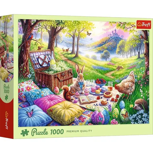 Puzzle Trefl din 1000 piese - Picnic pe pajiste