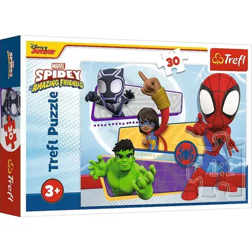 Puzzle Trefl Marvel Spidey si prietenii sai uimitori curajosul, 30 de piese