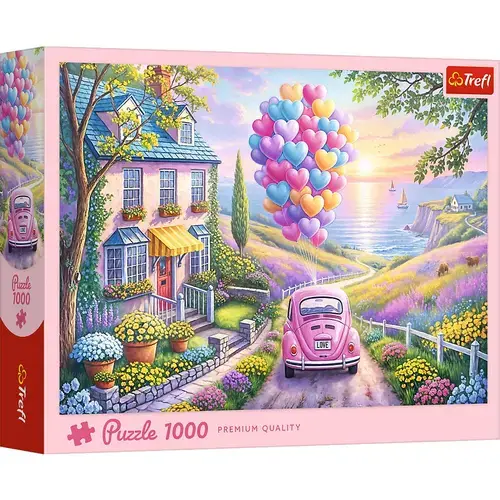 Puzzle Trefl Calatorie Romantica, 1000 de piese