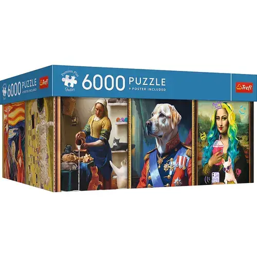 Puzzle Trefl Premium Plus Colectie de Arta Distractiva cu poster inclus, 6000 de piese