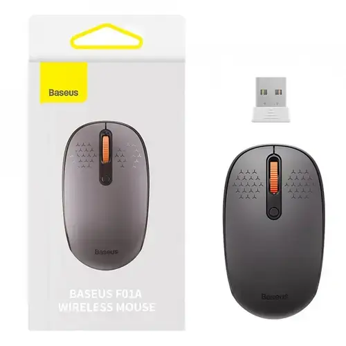 Mouse Fara Fir BT 5.0 - Baseus F01A B01055502833-00, Gri