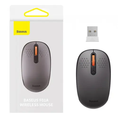 Mouse Fara Fir BT 5.0 - Baseus F01A B01055502833-00, Gri