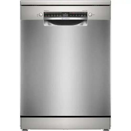 Masina de spalat vase Bosch SMS4EMI06E, 14 seturi, 6 programe, Home Connect, AquaStop, Motor EcoSilence Drive, Clasa B, 60 cm, Inox antiamprenta