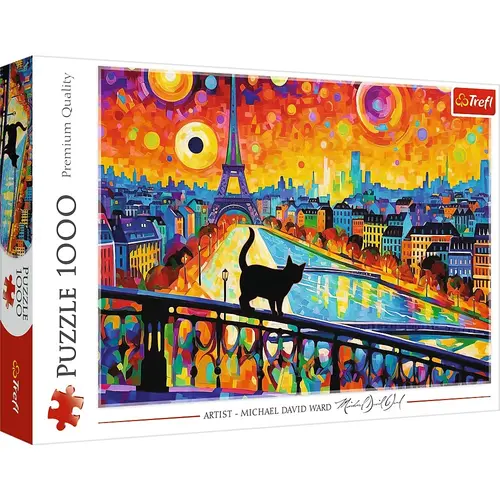 Puzzle Trefl, Pisica Din Paris, 1000 piese