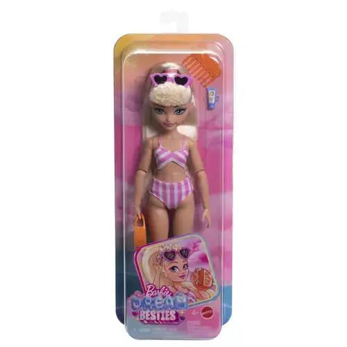 Papusa Barbie Dream Besties Malibu la plaja cu accesorii