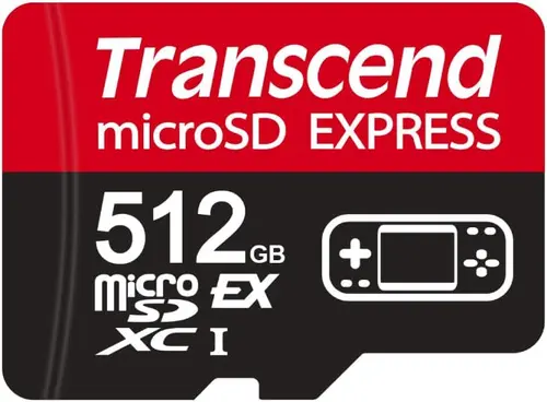 Card de memorie Trancend USD710S, microSDXC, 512GB, UHS-I U3, V30, A1 pentru Nintendo Switch 2