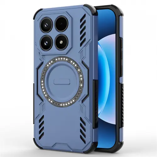 Husa MagSafe pentru Xiaomi 17, Techsuit, ArmorMag, Albastru