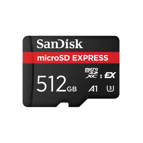 Card de memorie SanDisk Express, microSDXC, 512GB, A1, UHS-I U3