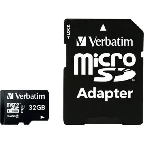 Card de memorie Verbatim PRO 47041, 32GB, microSDHC, Clasa 10 + Adaptor SD