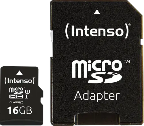 Card de memorie Intenso, microSDHC, 16GB, UHS-I U1