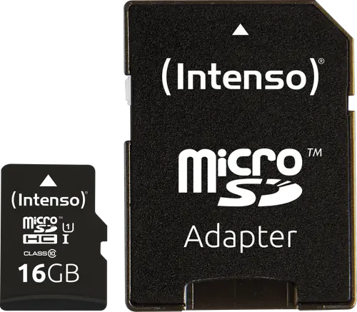 Card de memorie Intenso, microSDHC, 16GB, UHS-I U1