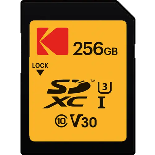 Card de memorie Kodak Ultra Performance EKMSD256GXC10HPRK, SDXC, 256GB, UHS-I U3, V30