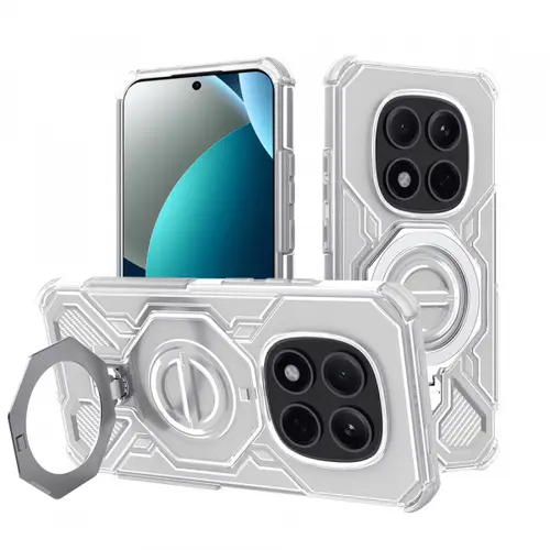 Husa pentru Xiaomi Redmi Note 15 Pro 5G, Techsuit, Carbon Shield Pro, Alb