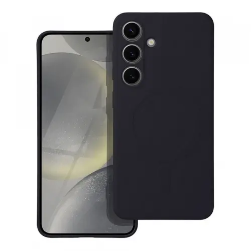 Husa MagSafe pentru Samsung Galaxy A36 A366, OEM, Silicone Mag, Neagra