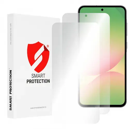Folie de protectie Ecran Smart Protection Premium Classic pentru Samsung Galaxy A57 5G, Plastic, Set 2 bucati